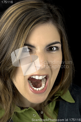 Image of Woman yelling