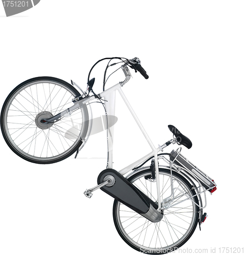 Image of bicycle isolated on white