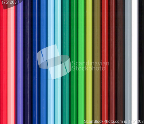 Image of Colour pencils background
