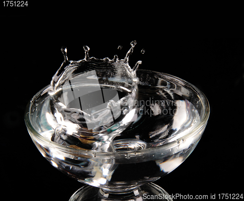 Image of Isolated shot of water splashing