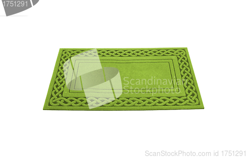 Image of Welcome mat isolated over white