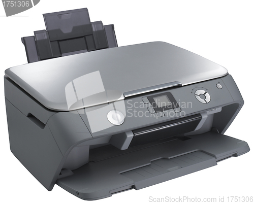 Image of A multi function printer isolated