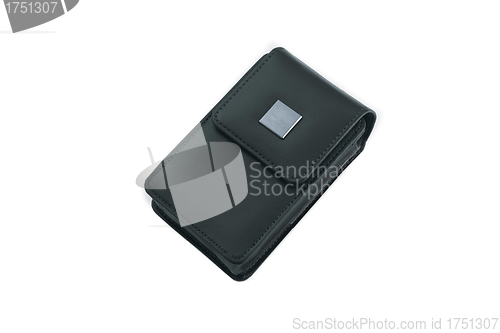 Image of mini black bag for photocamera