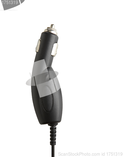 Image of Car mobile phone charger isolated