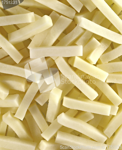 Image of raw fry potato