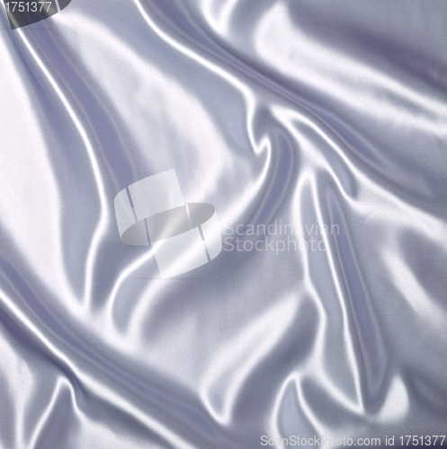 Image of close up of white silk textured cloth background