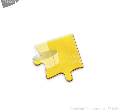 Image of golden puzzle piece