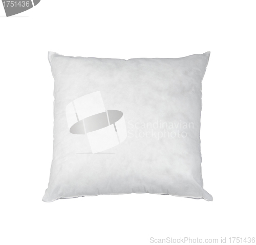 Image of White pillow. Isolated