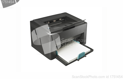 Image of multi function printer isolated