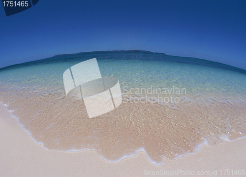 Image of beach and tropical sea
