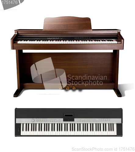 Image of two piano