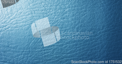 Image of blue leather texture