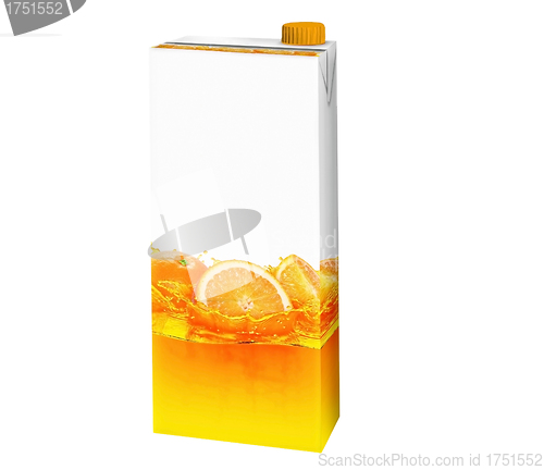 Image of orange juice packet