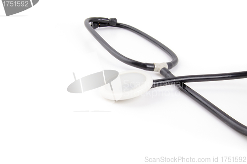 Image of Doctor's stethoscope on a white background