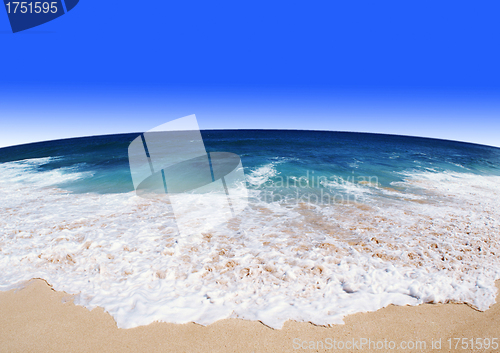 Image of sand of beach sea