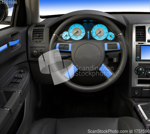 Image of Modern car interior