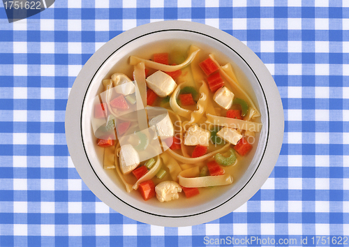 Image of Chicken soup with vegetables