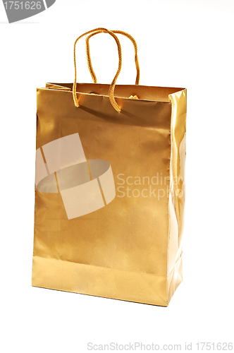 Image of Gold Shopping Bag