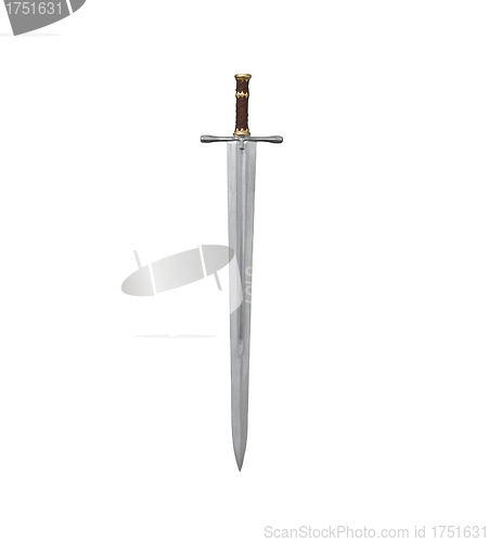 Image of sword isolated