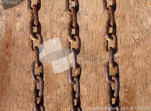 Image of Rusted chain