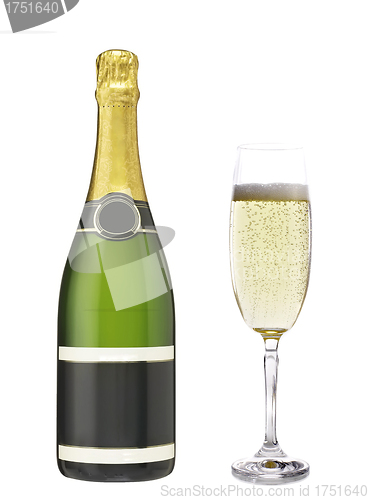 Image of bottle of champagne