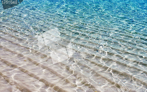 Image of Blue surface of sea water