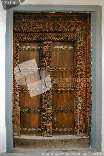 Image of Typical wooden manufactured door