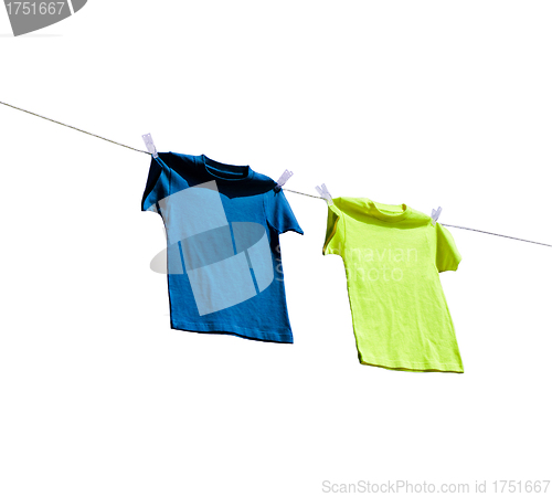 Image of Cotton t-shirts on string