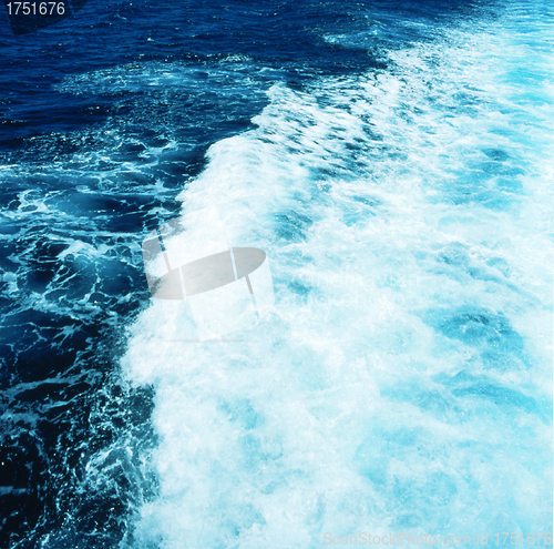 Image of Reflection in sea water surface