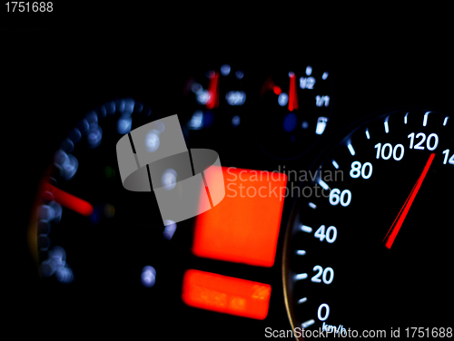 Image of Speedometer close up