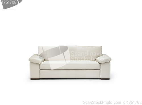 Image of white sofa isolated