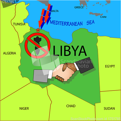 Image of Stop military operations in Libya.