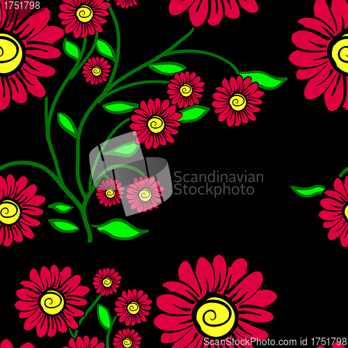 Image of Elegance Seamless color pattern on background, vector illustrati