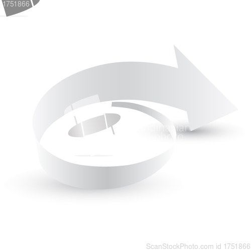 Image of Origami arrow paper,  vector illustration.