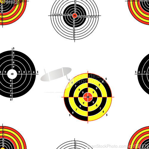 Image of Seamless background of Targets