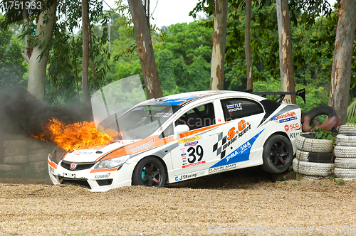 Image of Touring car race in Pattaya, Thailand, June 2012