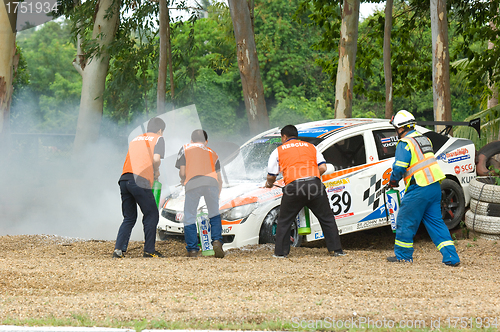 Image of Touring car race in Pattaya, Thailand, June 2012