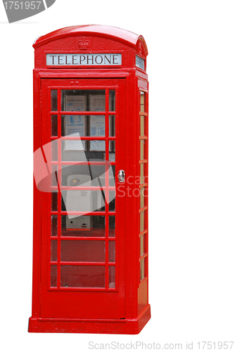 Image of British telephone booth
