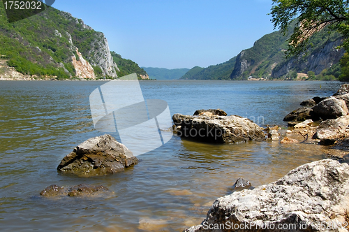 Image of Danube riverbank landscape