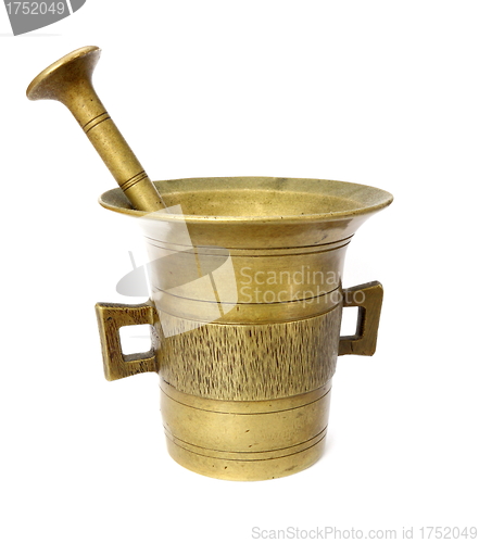 Image of brass container