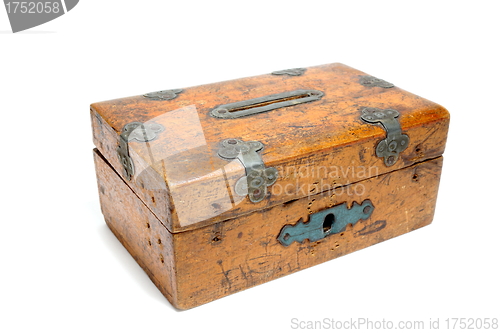 Image of wooden moneybox