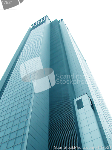 Image of Blue skyscraper