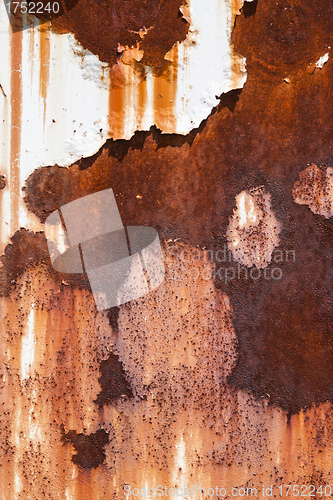 Image of rusty steel plate