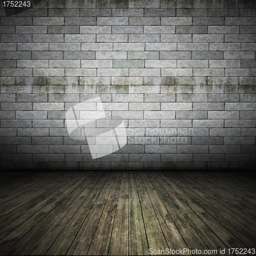 Image of brick wall floor