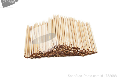 Image of toothpicks isolated