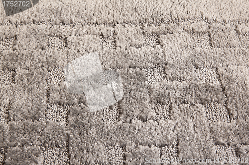 Image of gray carpet close up