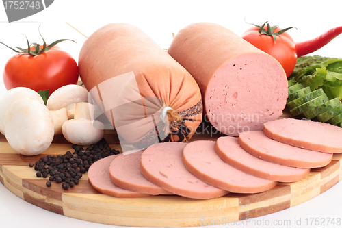 Image of close up sausage
