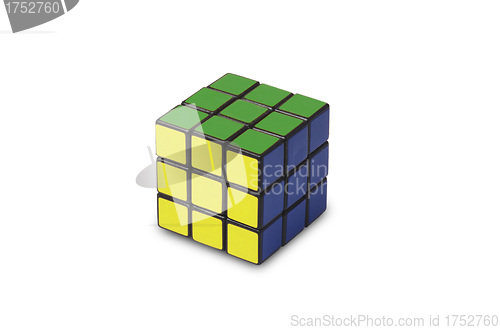 Image of rubik cubes isolated on the whit background