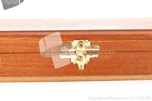 Image of vintage wooden chest