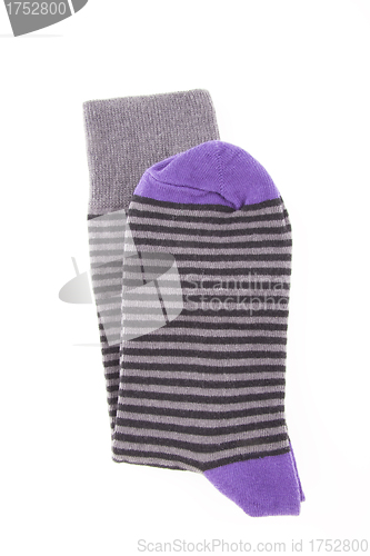 Image of Striped purple sock